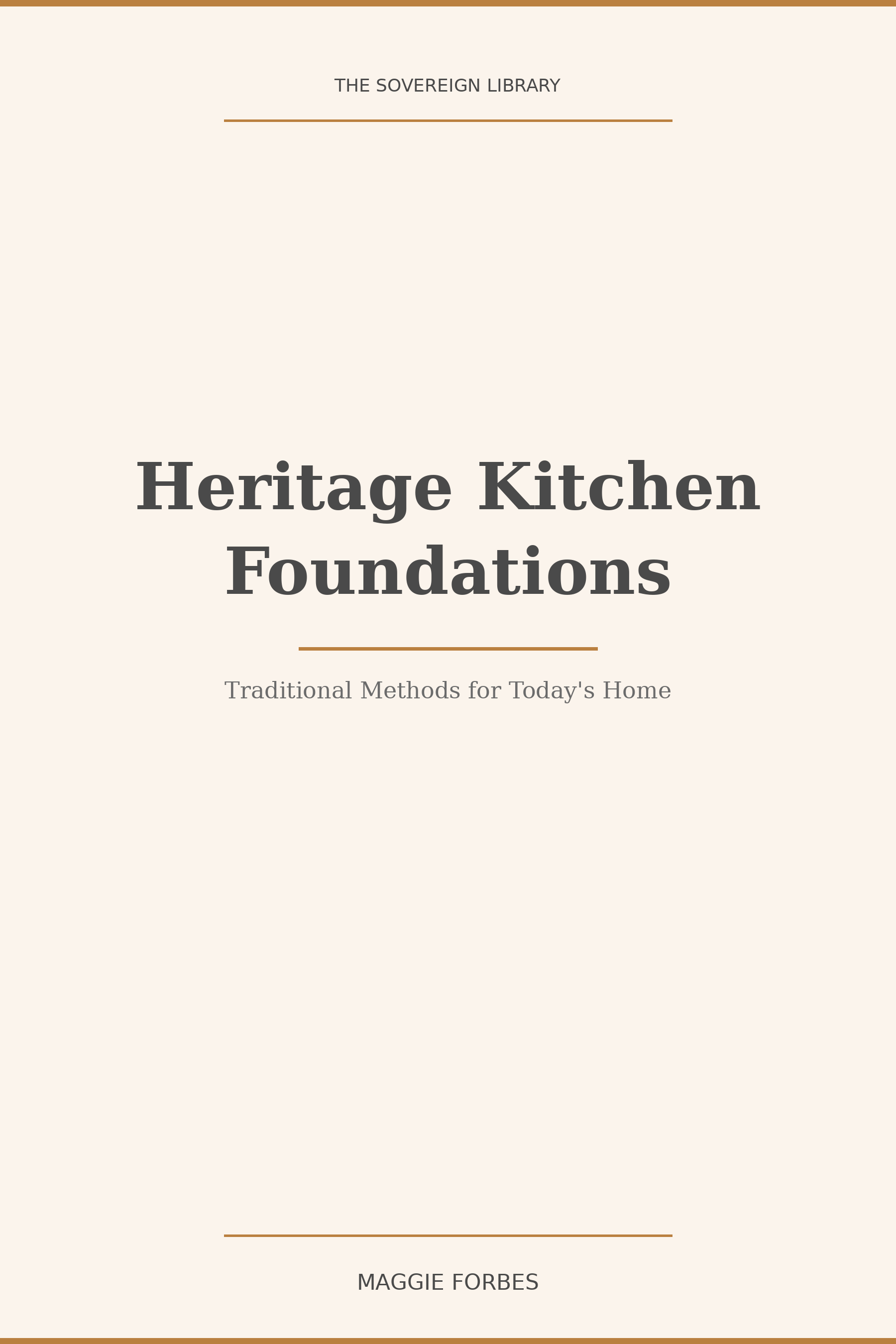 Heritage Kitchen Foundations